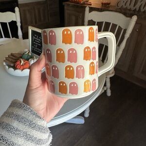 Pink & Orange Ghost Mug